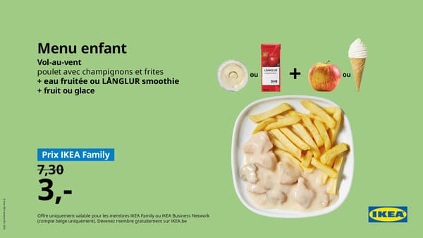 Menu enfant 