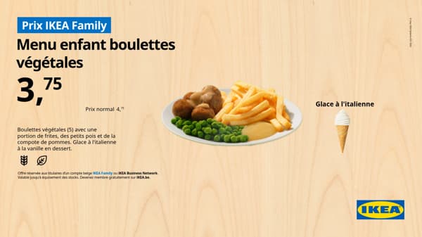 Menu enfant