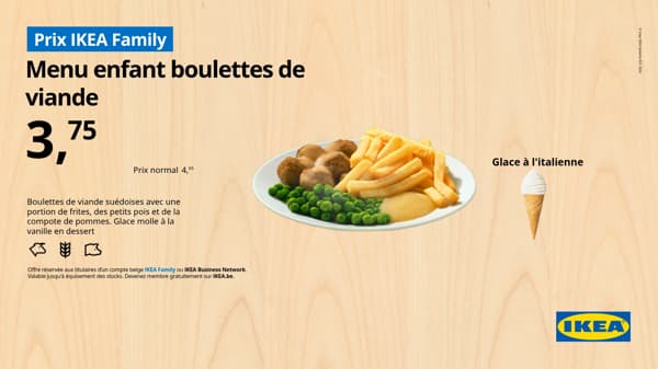 Menu enfant