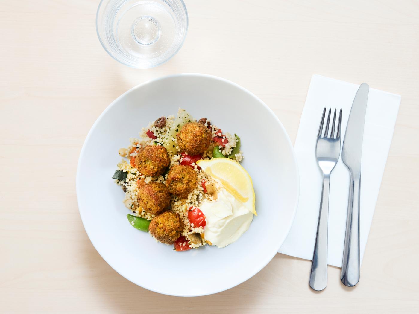Menu falafel