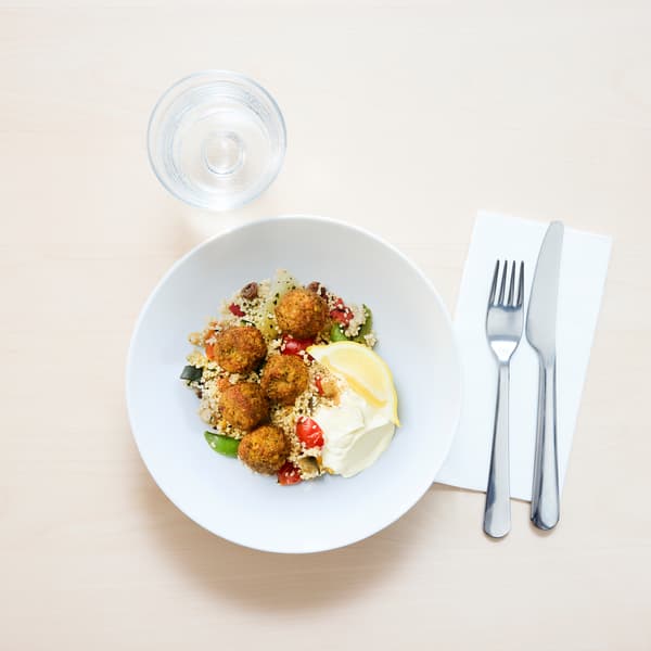 Menu falafel