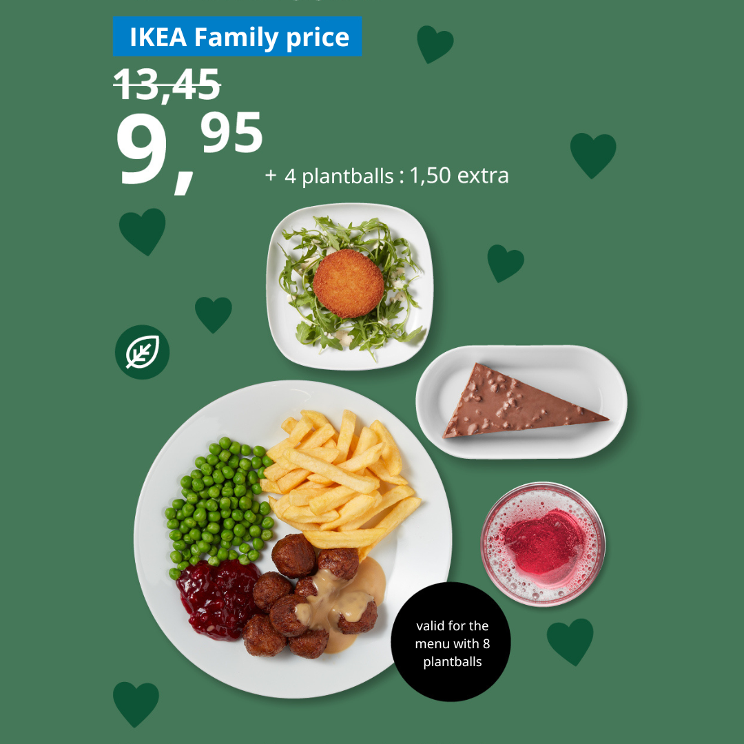 Menu restaurant IKEA Arlon