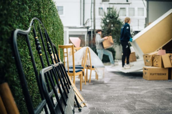 Mercadillo de muebles de segunda mano