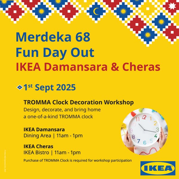 Merdeka fun day out at IKEA Cheras