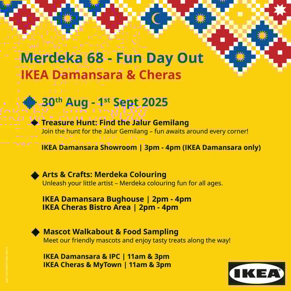 Merdeka fun day out at IKEA Cheras
