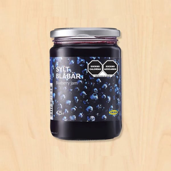 mermelada de moras azules