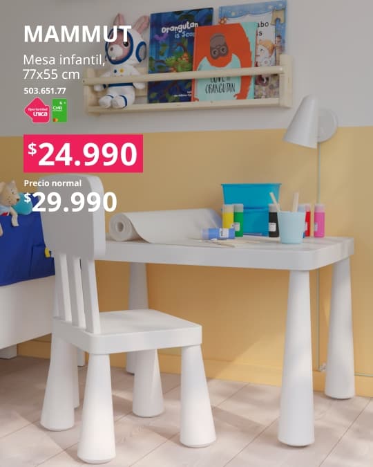 Mesa infantil MAMMUT con oportunidad única con tu CMR
