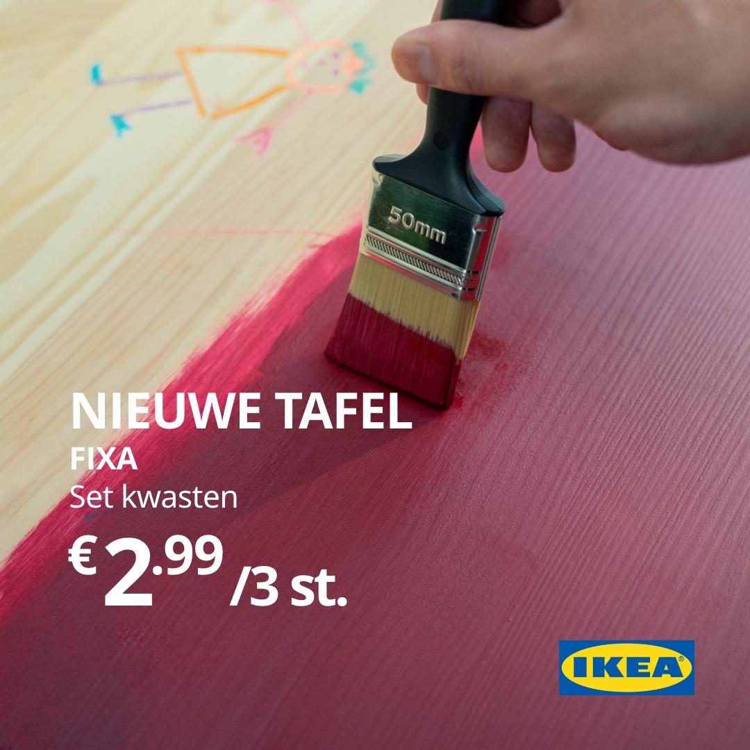 Met een likje verf is je oude tafel weer als nieuw, en met een nieuwe uitstraling.