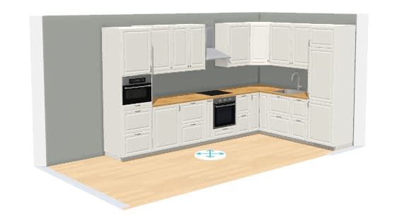 METOD/Bodbyn
DIMENSIONS/368*250*228 cm

