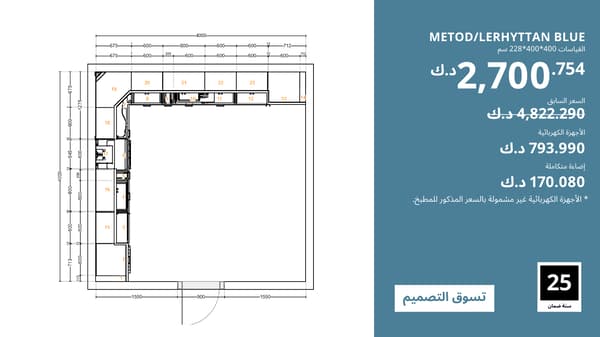 METOD/Lerhyttan blue
DIMENSIONS/400*400*228