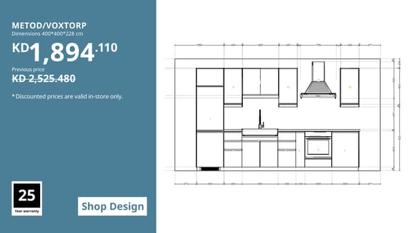 METOD/VOXTORP
DIMENSIONS/360*228 cm