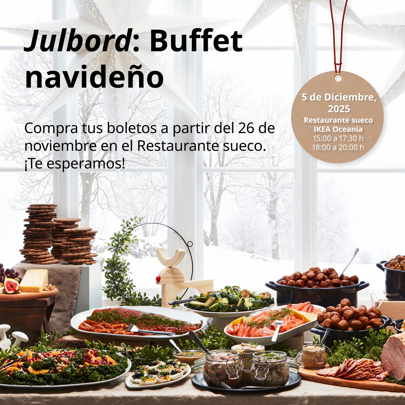 MG Evento Buffet navideño Julbord