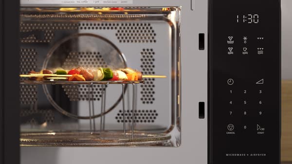 Micro-onde avec option airfryer