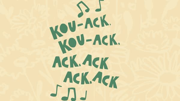 Midsommar-Illustration: Musik & Tanz.