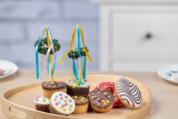 Midsommarbäumchen basteln
