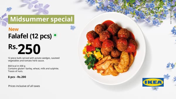 Midsummer menu