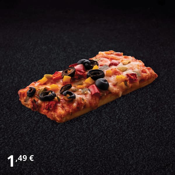 Mini salami and cheese pizza