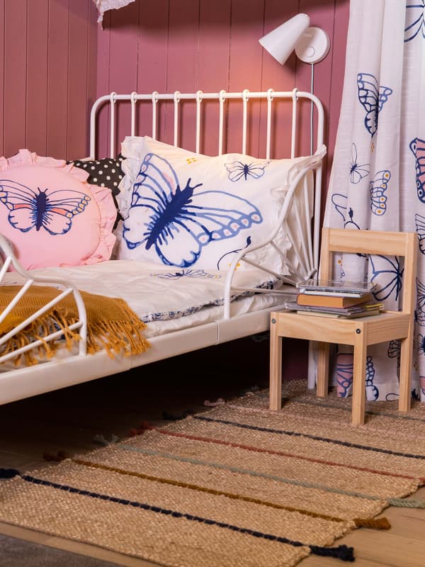 MINNEN Hosszabbítható ágykeret+ágyrács.