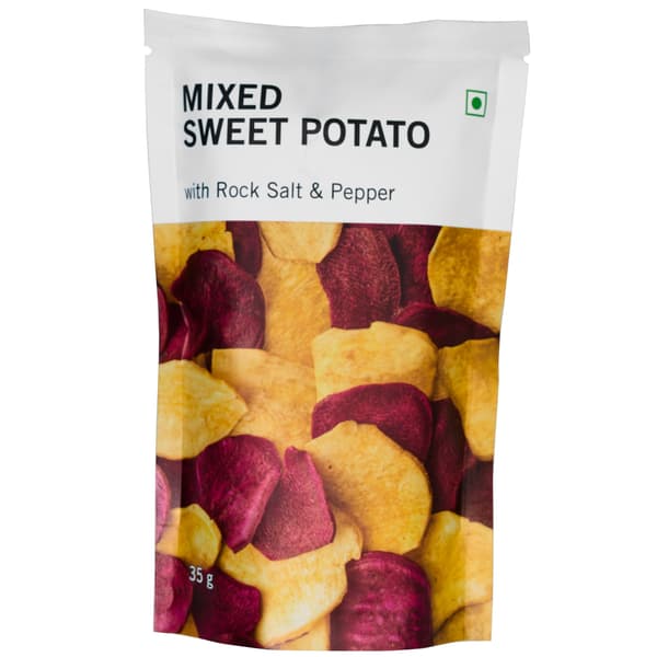Mixed Sweet Potato with Rock Salt & Pepper