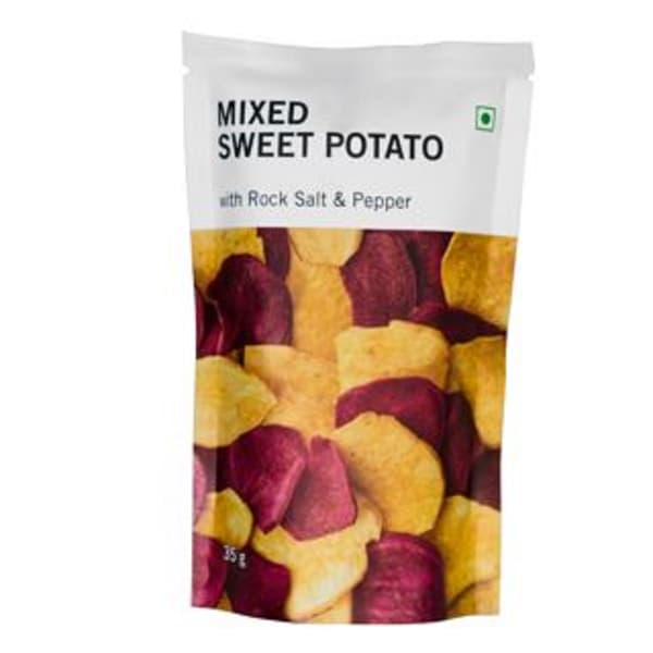 Mixed Sweet Potato with Rock Salt & Pepper
