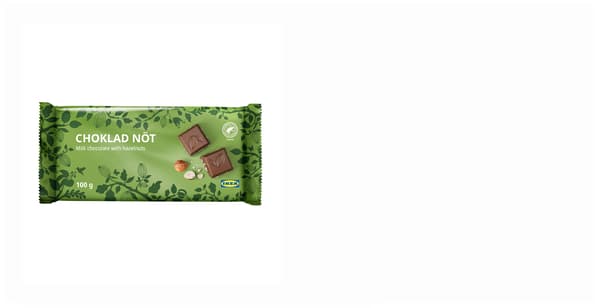 Mléčná čokoláda, s lískovými ořechy Rainforest Alliance Certified, 100 g