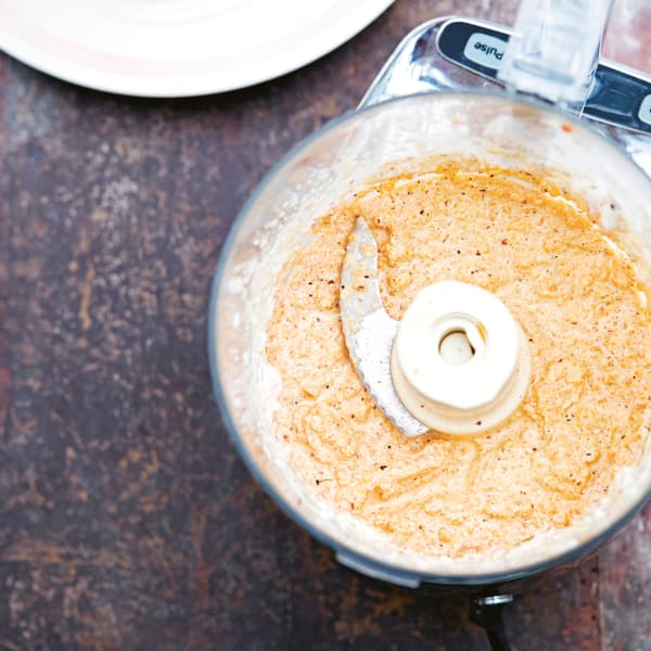 Molho de laranja e avelã