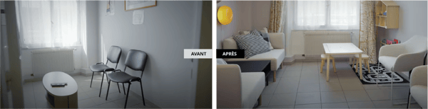 Montage avant/après