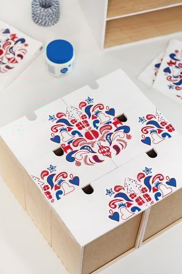 MOPPE, minikomoda, brezová preglejka