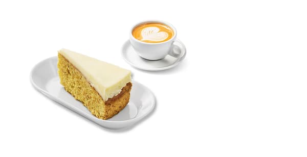 mrkvový dors s cappuccinem