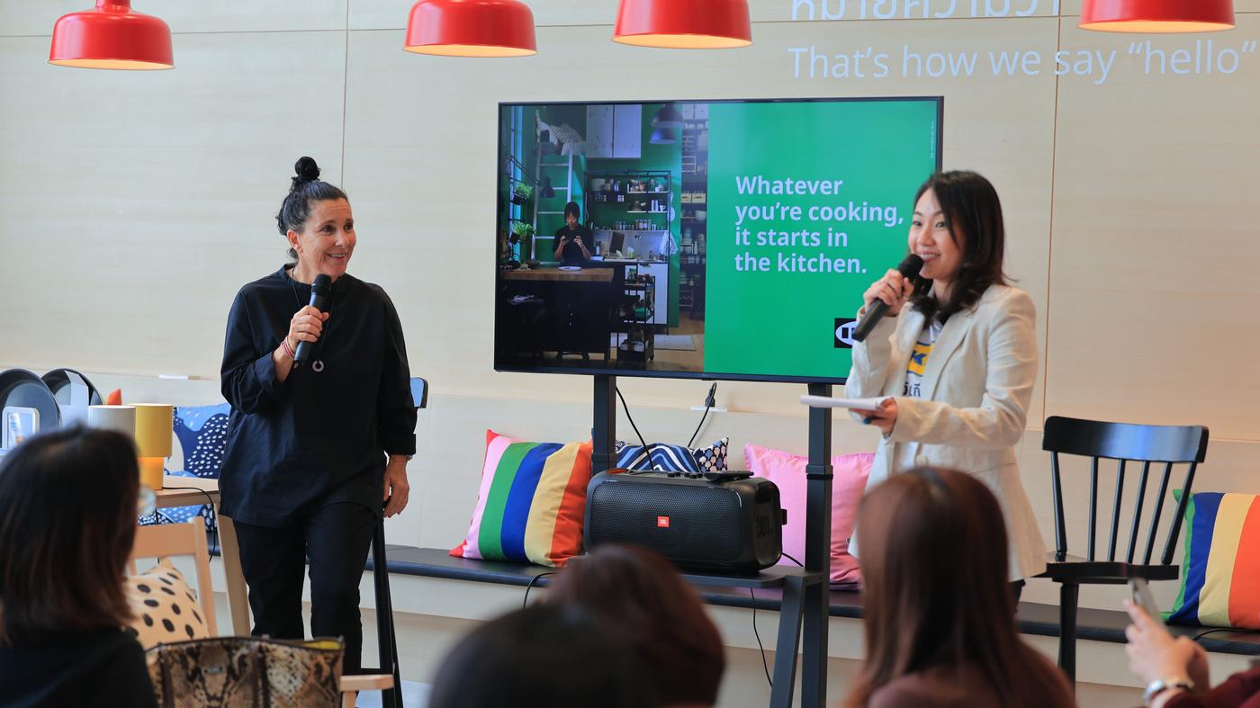 Ms. Kanis Ounchanum, Marketing & Public Relations Manager, Ms. Leonie Hoskin, Retail Manager, IKEA Thailand and Vietnam
