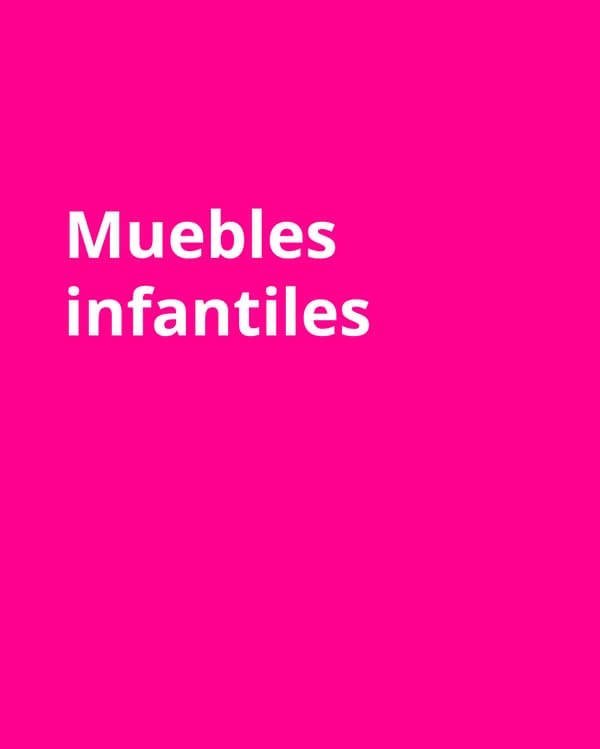 Muebles infantiles fucsia