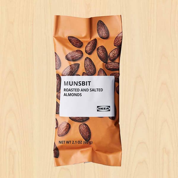 MUNSBIT Roasted and salted almonds, 60g