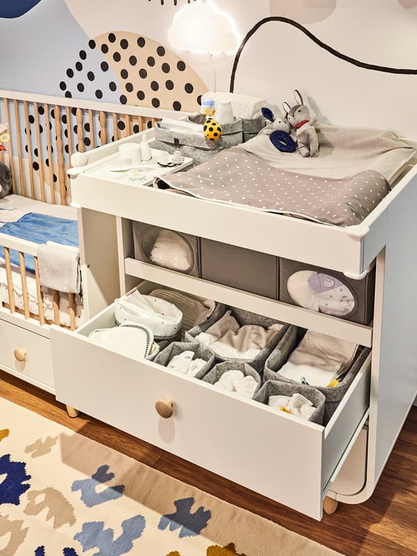 MYLLRA Komoda z przewijakiem, biały