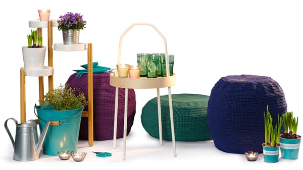 Na obrázku je koláž produtků IKEA.