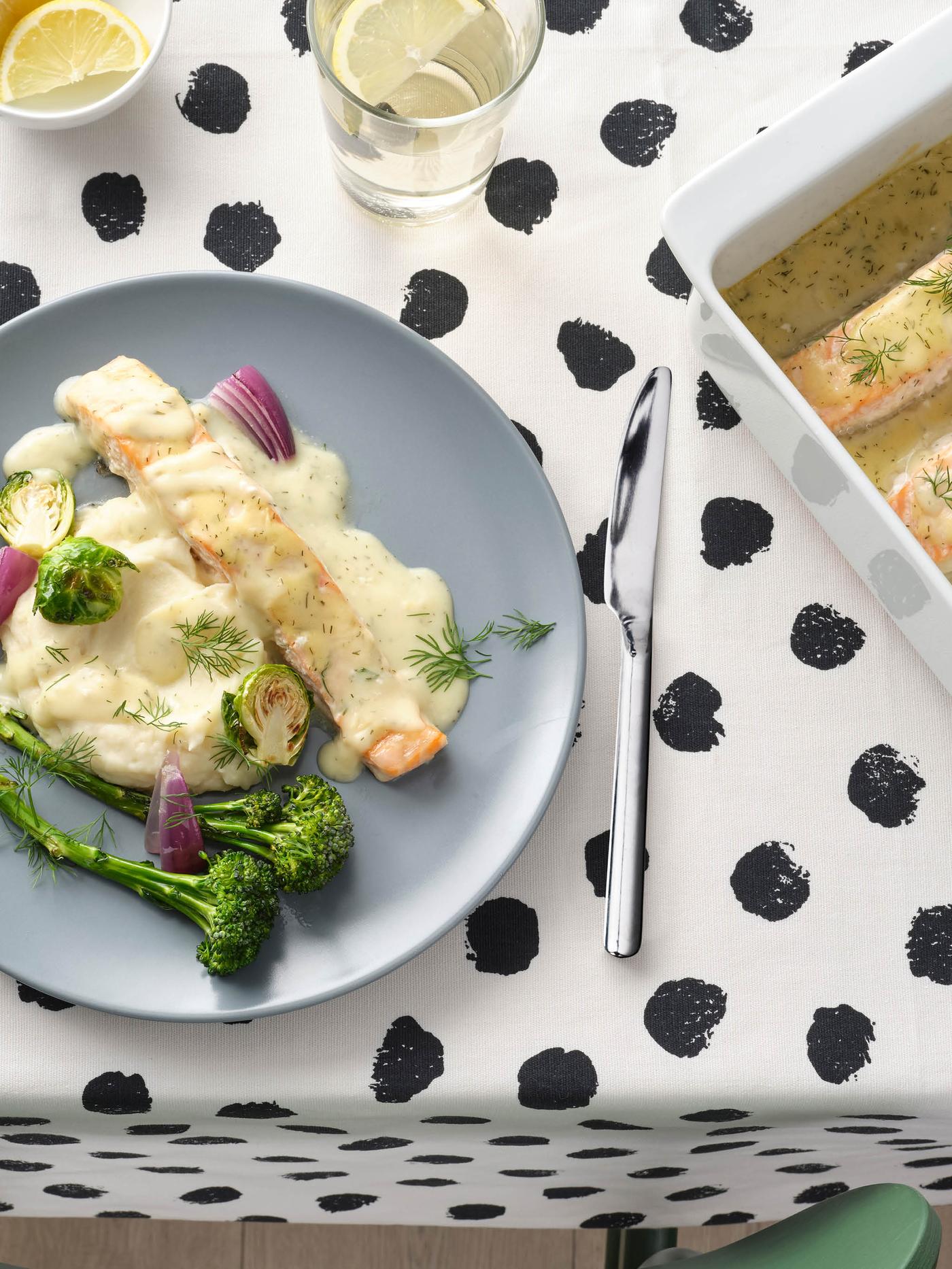 Losos s citronovo–koprovou omáčkou - IKEA