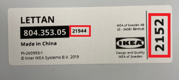 Näidatud kuupäevatempli näide