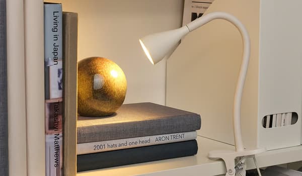 NÄVLINGE
LED clamp spotlight, white
$24.90