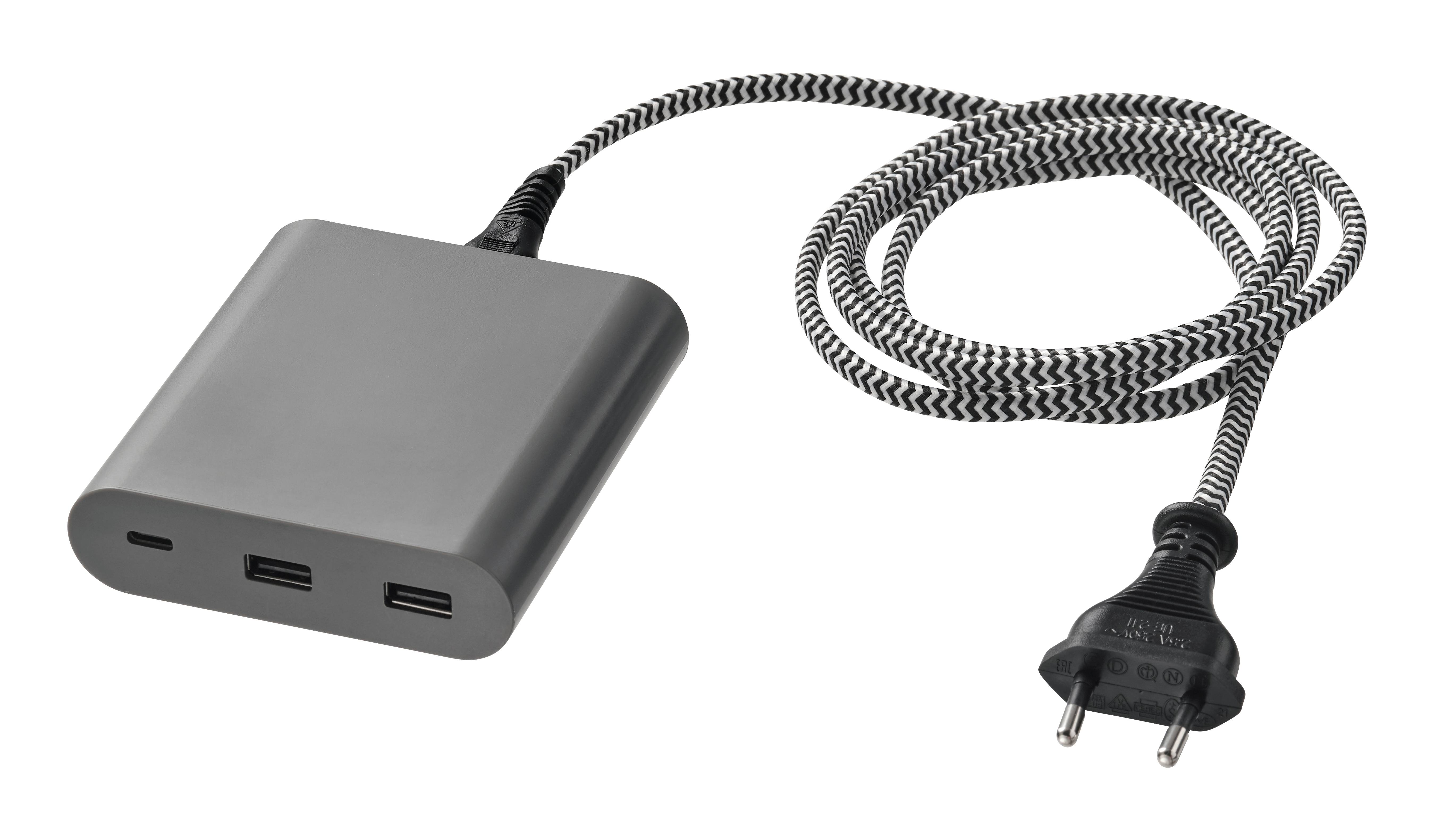 Nahaufnahme vom ÅSKSTORM 40W USB-Ladegerät