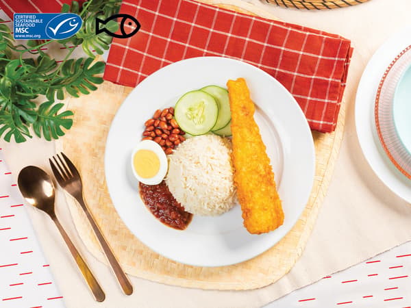 Nasi Lemak Fish & Chip