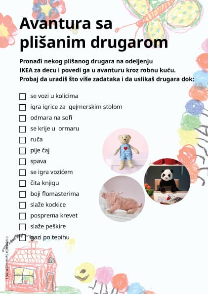 Naslovna strana za zadatak Avantura sa plišanim drugarom