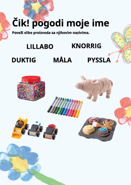 Naslovna strana za zadatak Čik! pogodi moje ime