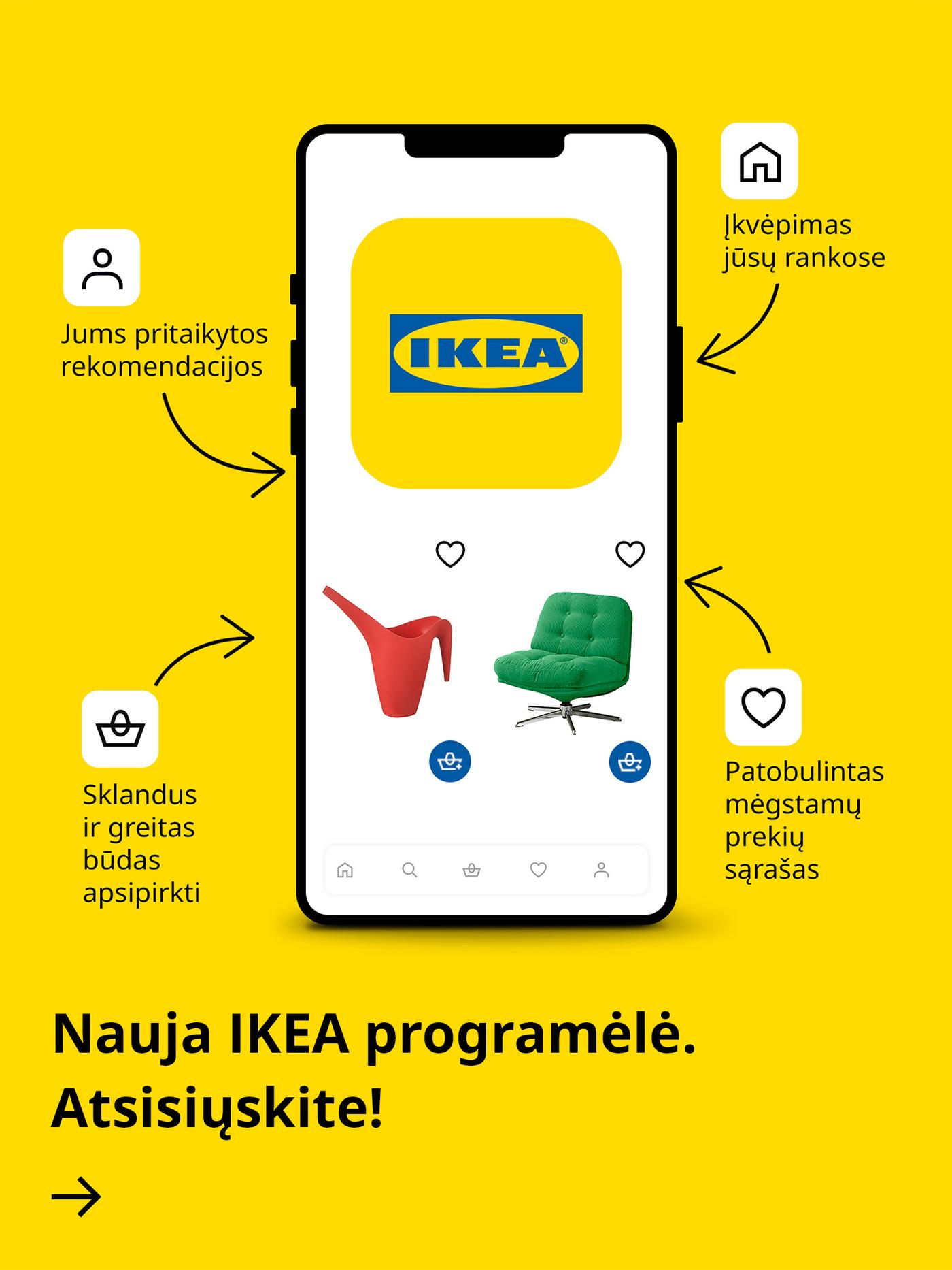 Nauja IKEA programelė