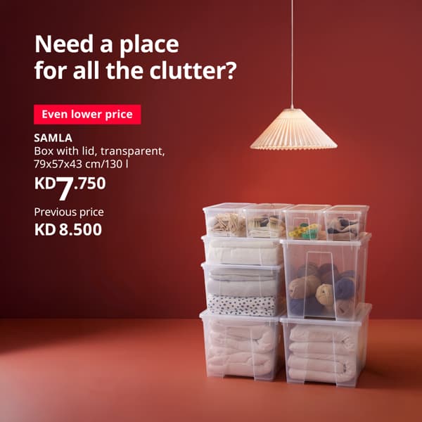 Need a place for the clutter? 