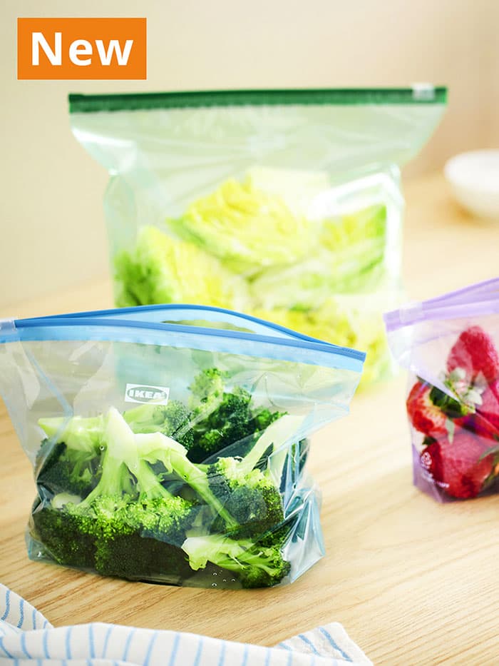 NEW IKEA product. Mixed colours ISTAD resealable bag with mixed colours.