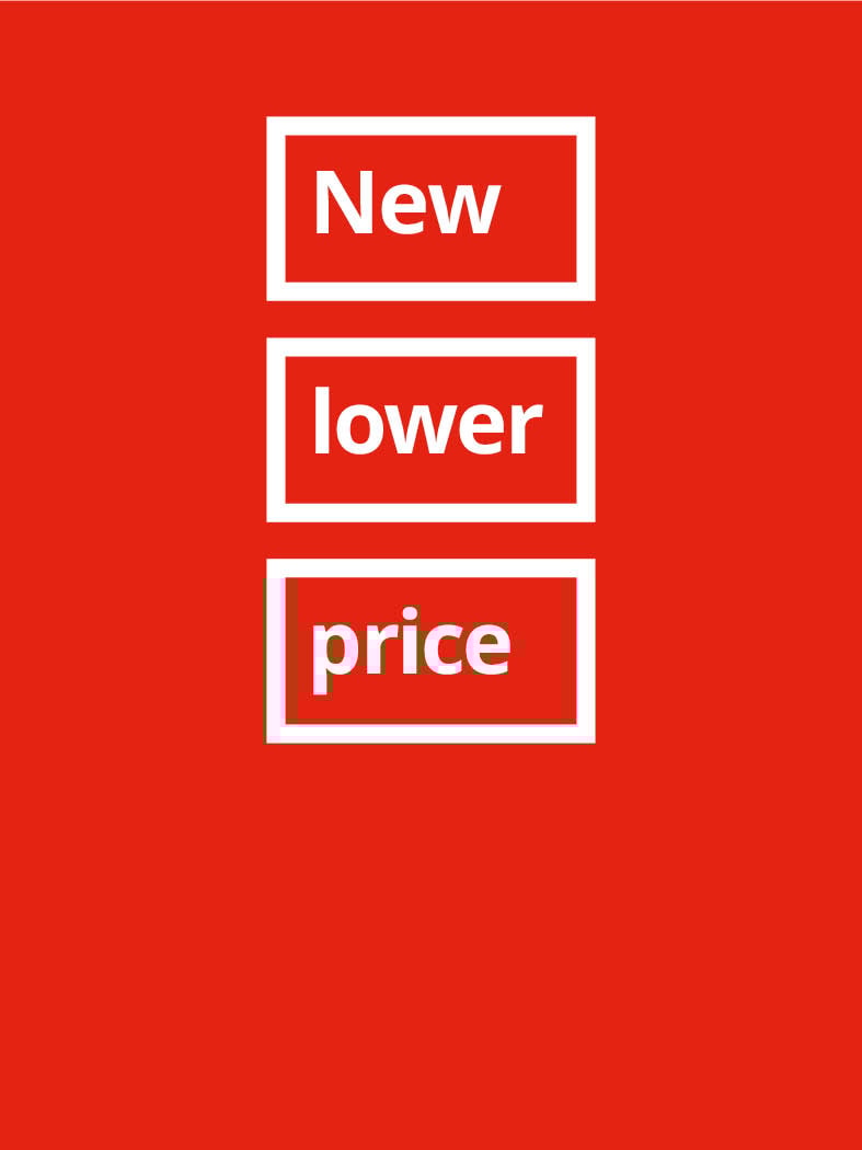 New lower price