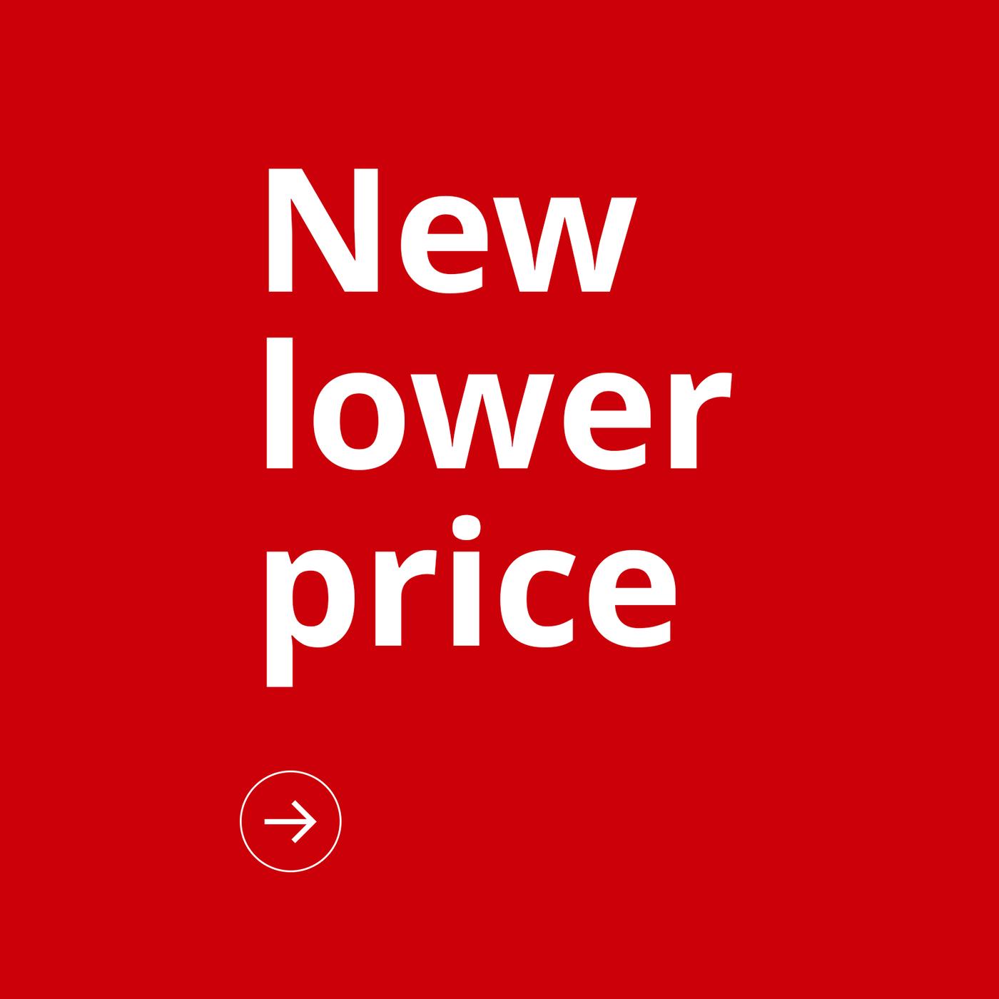 New lower price