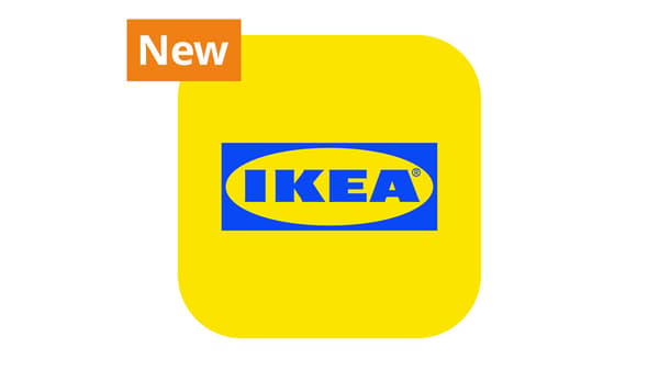 NEW tag on IKEA app