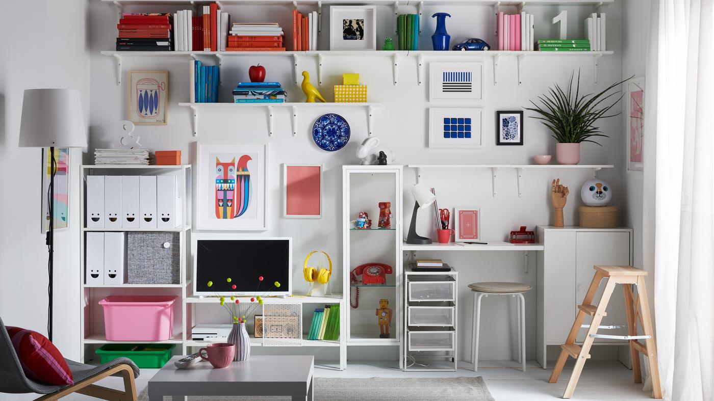 壁一面のウォール収納ソリューション - IKEA