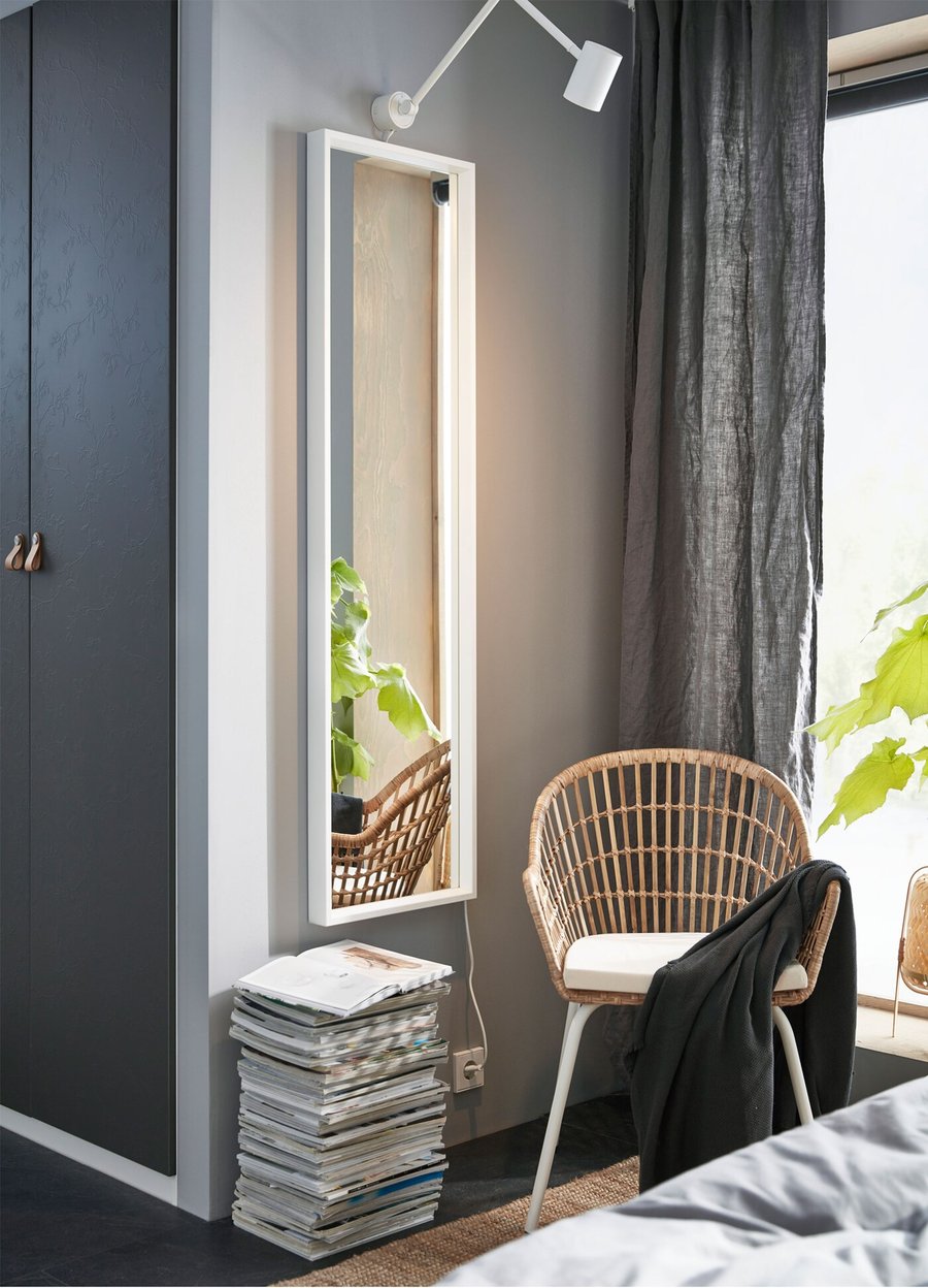 Kleines Schlafzimmer, das wie eine Luxussuite wirkt - IKEA Deutschland