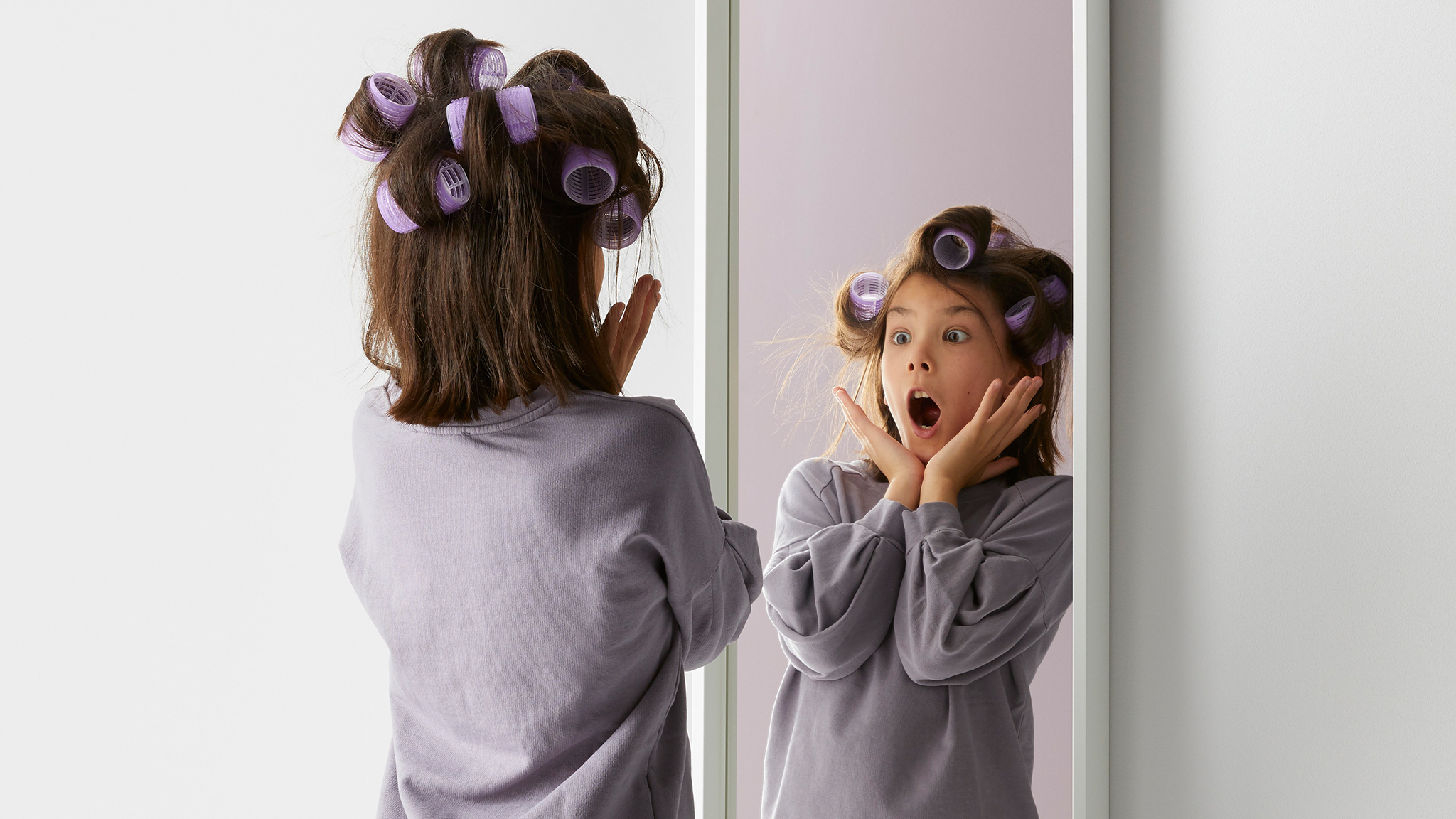 NISSEDAL white mirror, 40x150 cm.